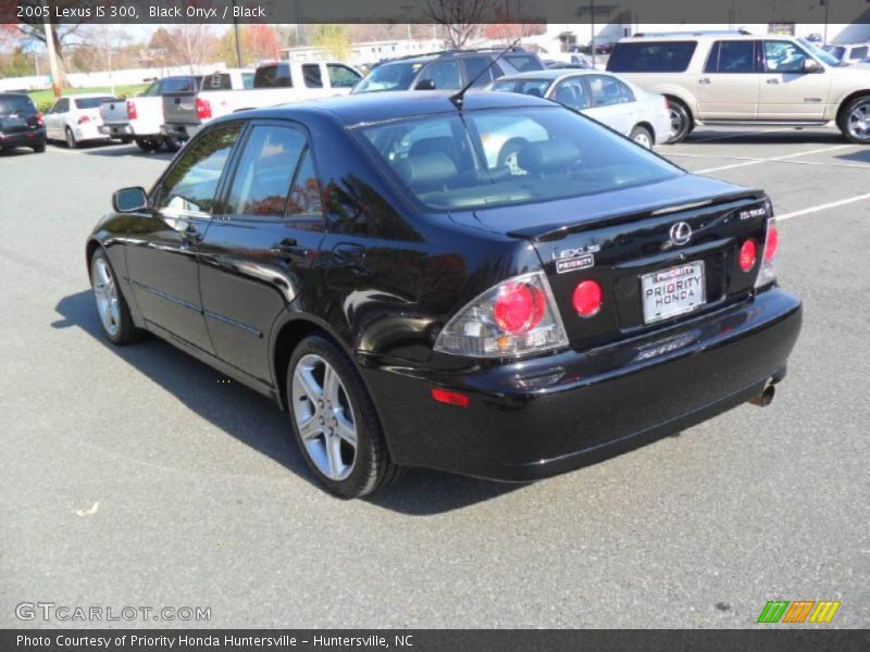 Black Onyx / Black 2005 Lexus IS 300
