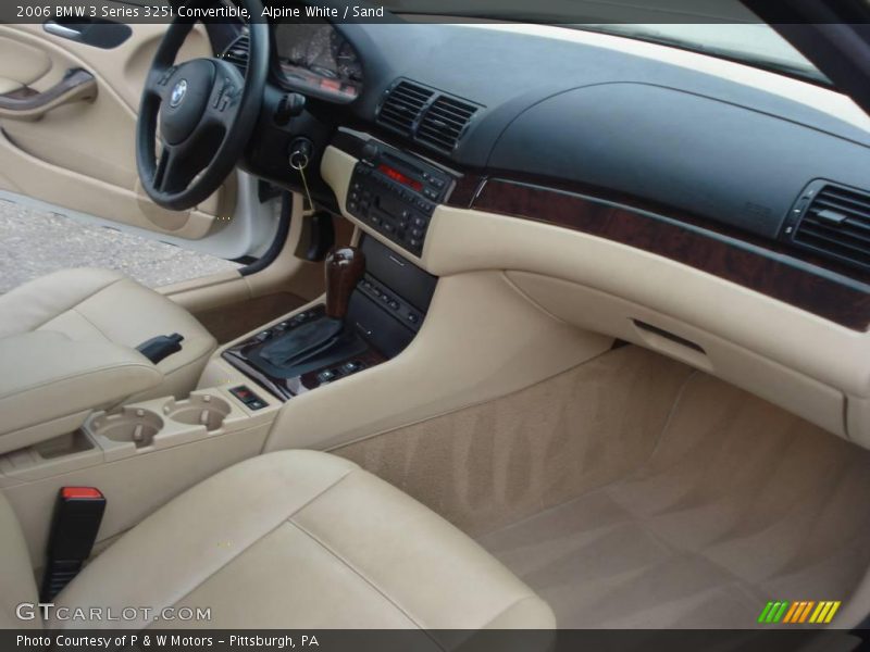 Alpine White / Sand 2006 BMW 3 Series 325i Convertible