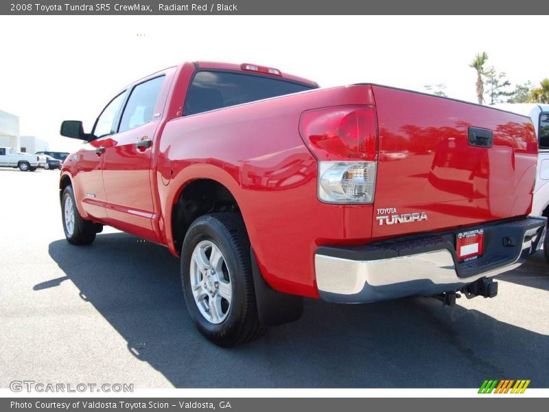 Radiant Red / Black 2008 Toyota Tundra SR5 CrewMax