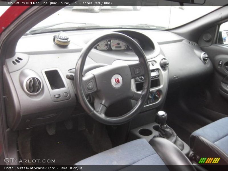  2005 ION Red Line Quad Coupe Black Interior