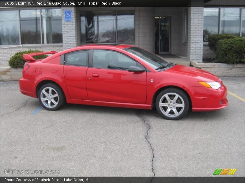 Chili Pepper Red / Black 2005 Saturn ION Red Line Quad Coupe