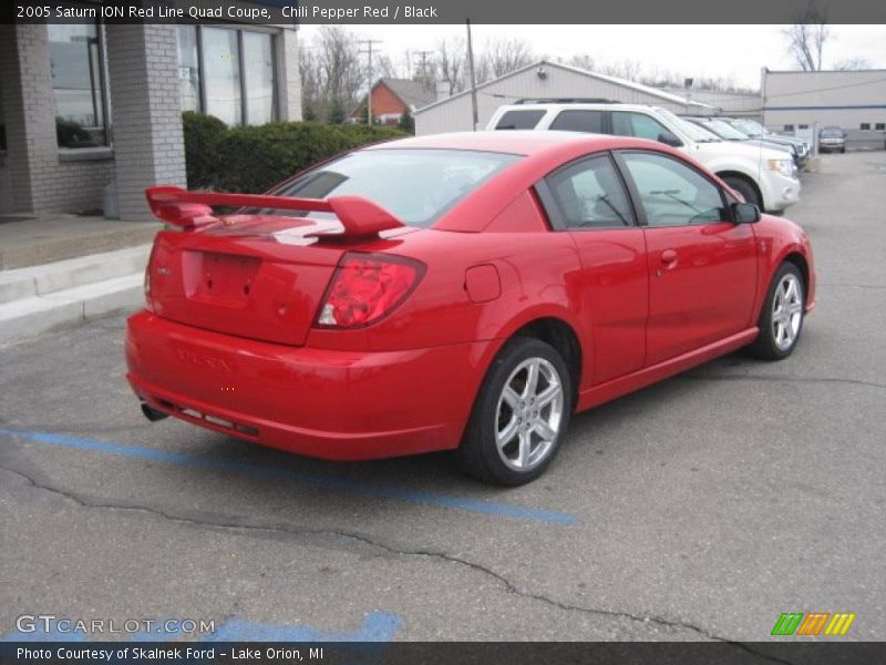 Chili Pepper Red / Black 2005 Saturn ION Red Line Quad Coupe