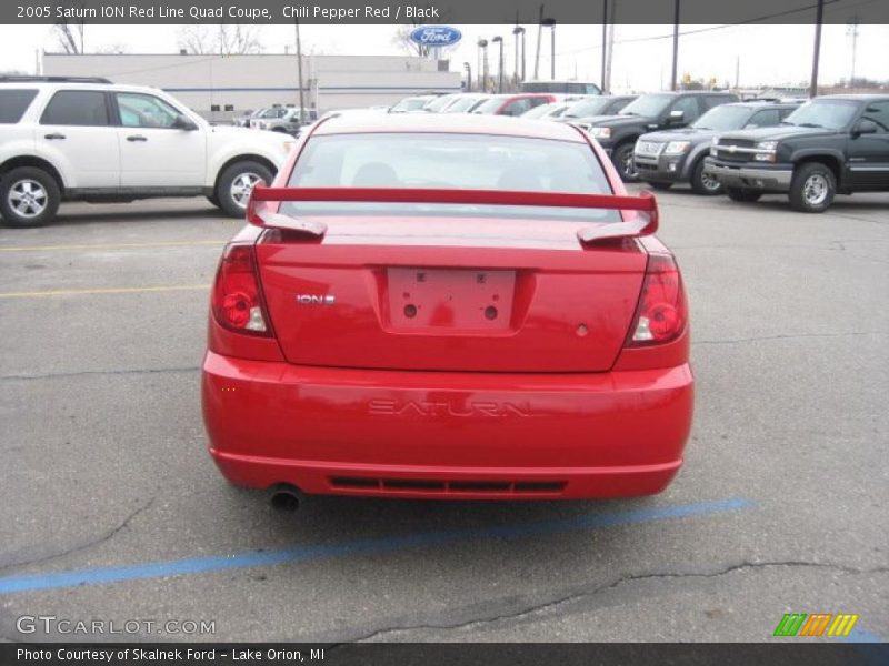 Chili Pepper Red / Black 2005 Saturn ION Red Line Quad Coupe