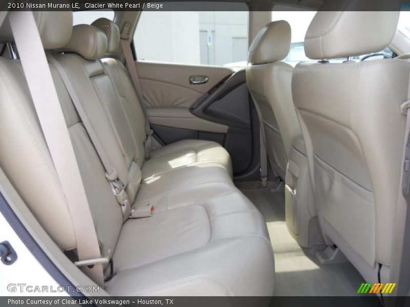 Glacier White Pearl / Beige 2010 Nissan Murano LE