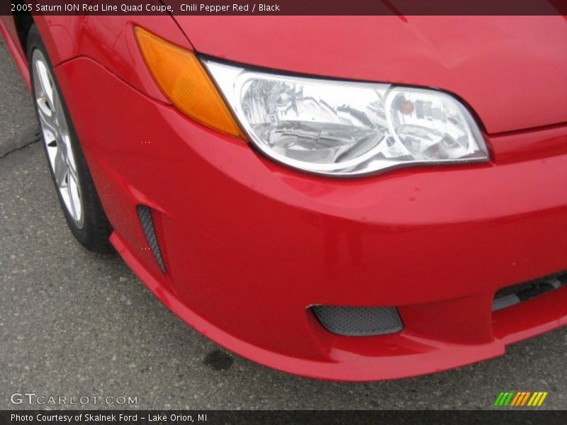 Chili Pepper Red / Black 2005 Saturn ION Red Line Quad Coupe
