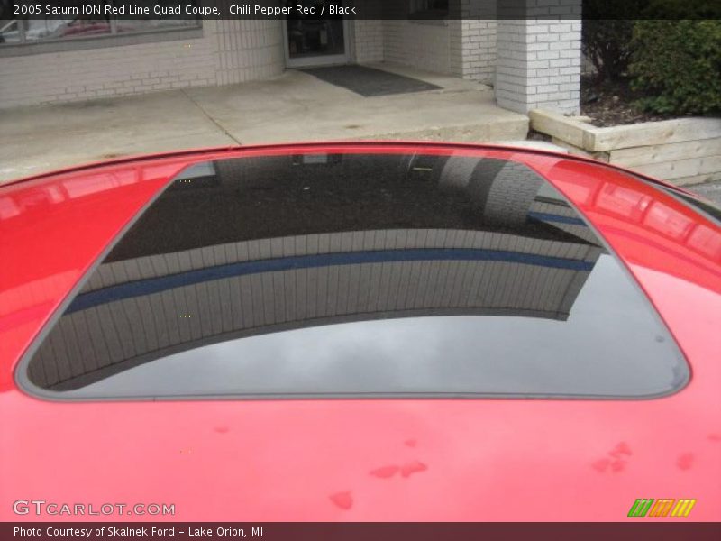 Chili Pepper Red / Black 2005 Saturn ION Red Line Quad Coupe