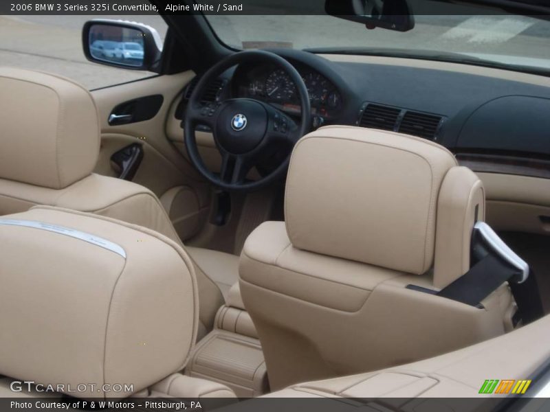 Alpine White / Sand 2006 BMW 3 Series 325i Convertible