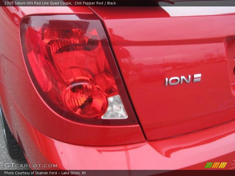 Chili Pepper Red / Black 2005 Saturn ION Red Line Quad Coupe