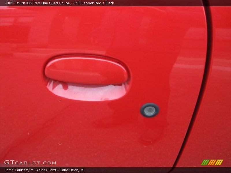 Chili Pepper Red / Black 2005 Saturn ION Red Line Quad Coupe