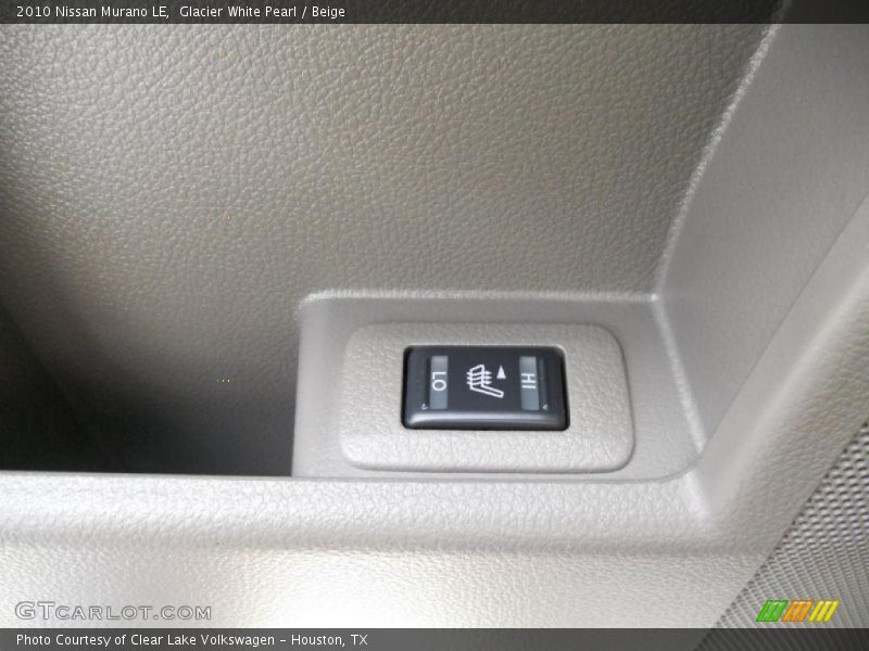Glacier White Pearl / Beige 2010 Nissan Murano LE