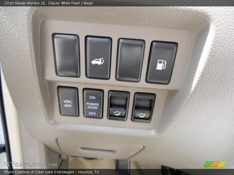 Glacier White Pearl / Beige 2010 Nissan Murano LE