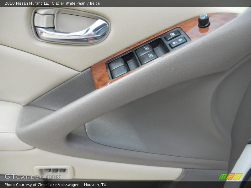 Glacier White Pearl / Beige 2010 Nissan Murano LE