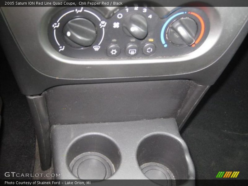 Chili Pepper Red / Black 2005 Saturn ION Red Line Quad Coupe