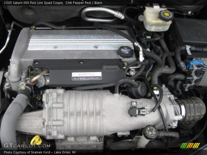  2005 ION Red Line Quad Coupe Engine - 2.0 Liter Supercharged DOHC 16-Valve 4 Cylinder
