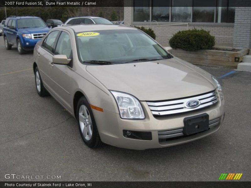Dune Pearl Metallic / Camel 2007 Ford Fusion SE