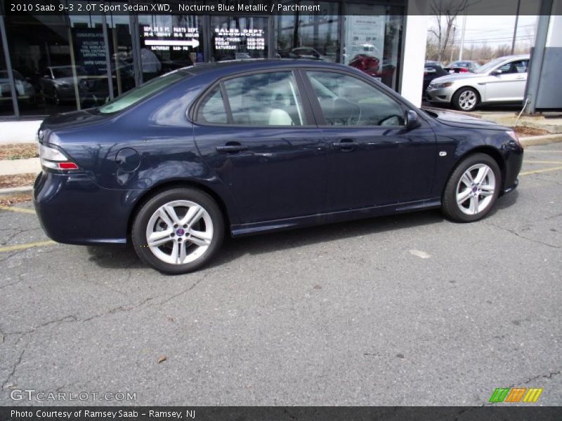 Nocturne Blue Metallic / Parchment 2010 Saab 9-3 2.0T Sport Sedan XWD