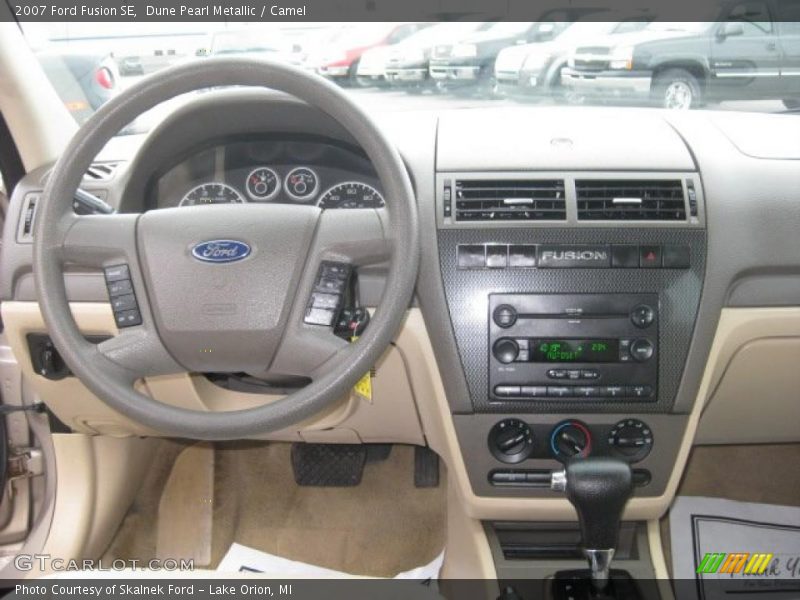 Dune Pearl Metallic / Camel 2007 Ford Fusion SE