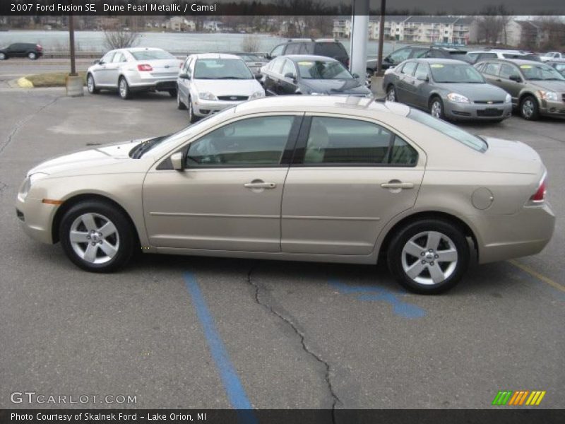 Dune Pearl Metallic / Camel 2007 Ford Fusion SE