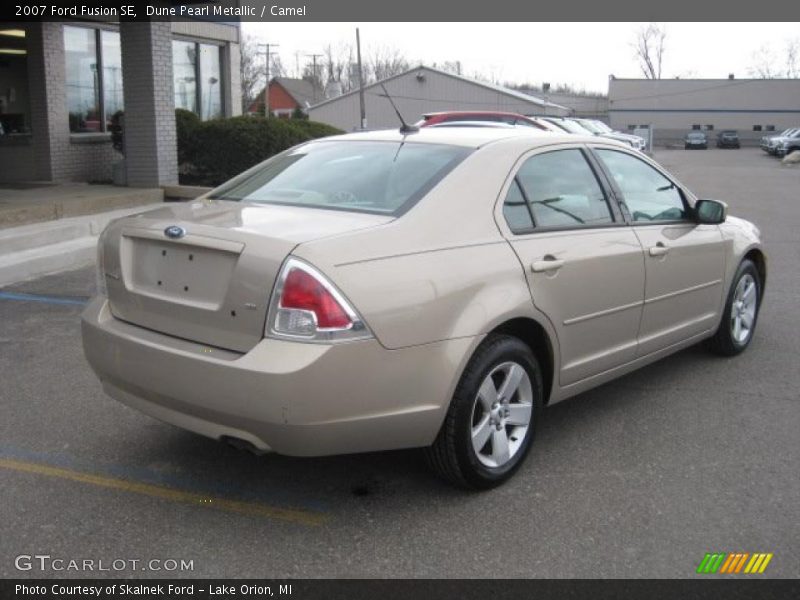 Dune Pearl Metallic / Camel 2007 Ford Fusion SE