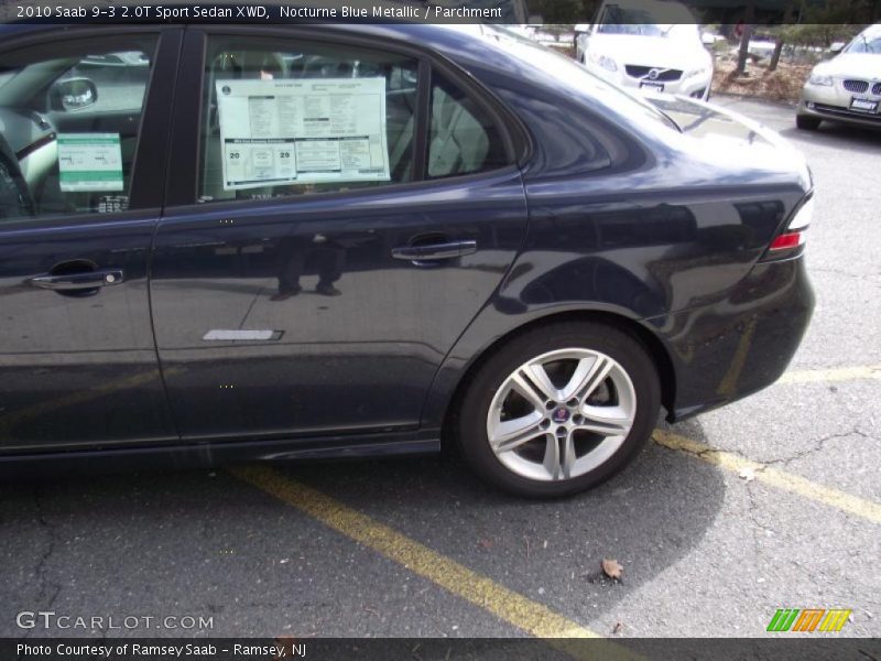 Nocturne Blue Metallic / Parchment 2010 Saab 9-3 2.0T Sport Sedan XWD