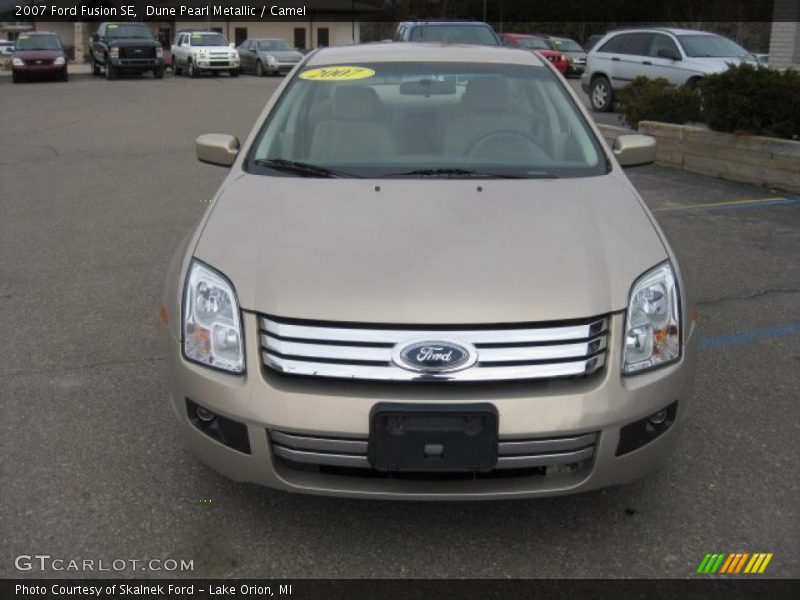 Dune Pearl Metallic / Camel 2007 Ford Fusion SE