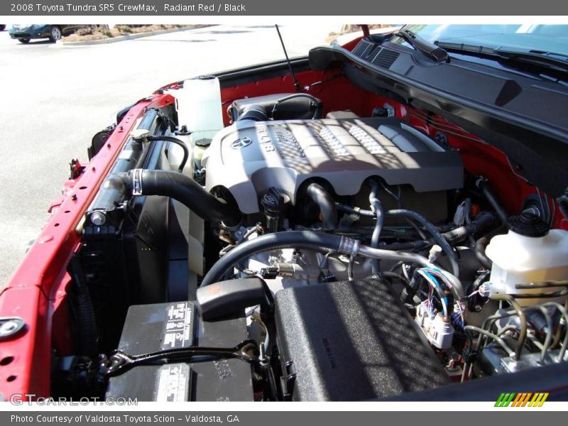 Radiant Red / Black 2008 Toyota Tundra SR5 CrewMax