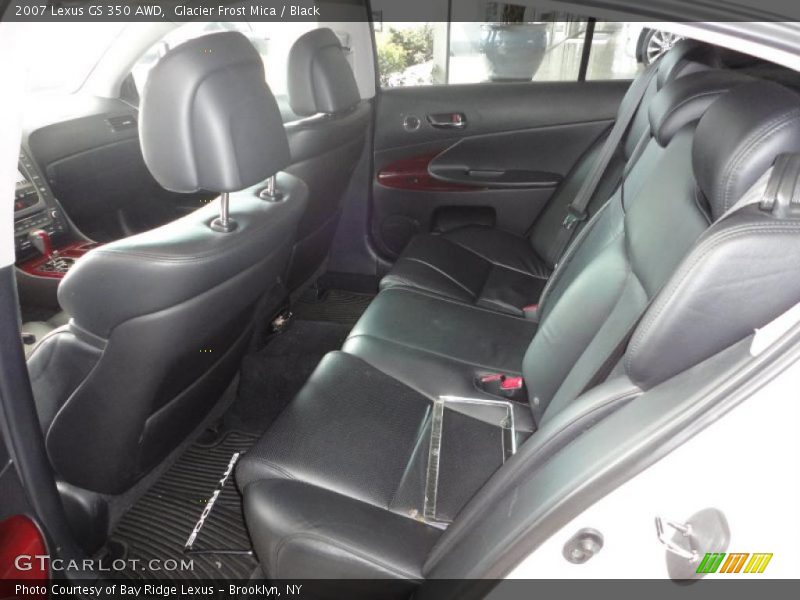 Glacier Frost Mica / Black 2007 Lexus GS 350 AWD