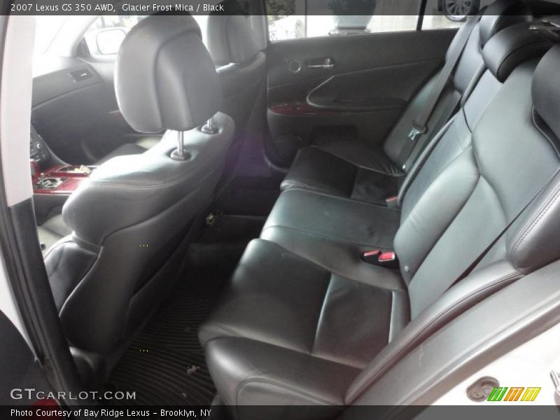 Glacier Frost Mica / Black 2007 Lexus GS 350 AWD