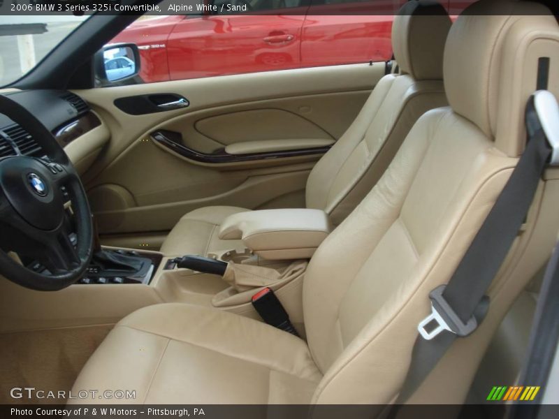 Alpine White / Sand 2006 BMW 3 Series 325i Convertible