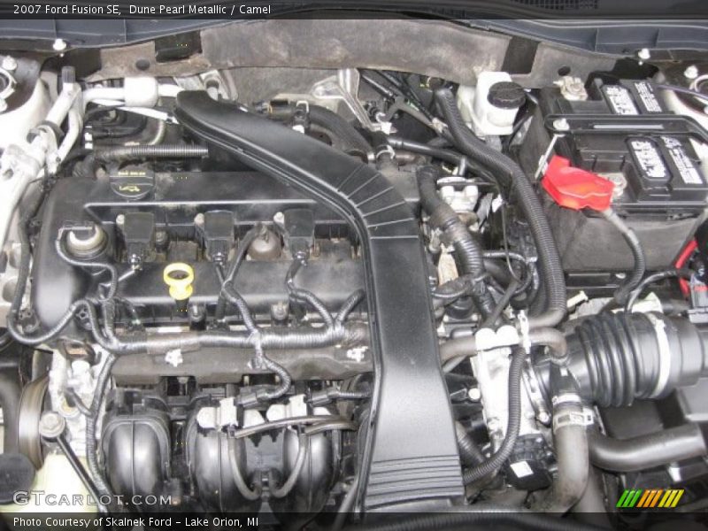Dune Pearl Metallic / Camel 2007 Ford Fusion SE