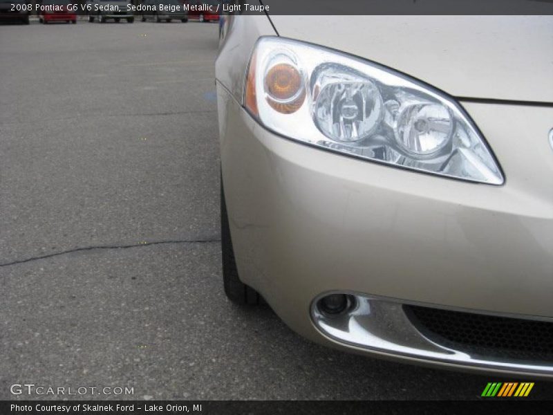 Sedona Beige Metallic / Light Taupe 2008 Pontiac G6 V6 Sedan