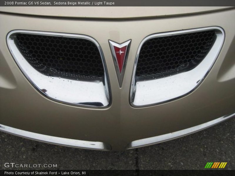 Sedona Beige Metallic / Light Taupe 2008 Pontiac G6 V6 Sedan