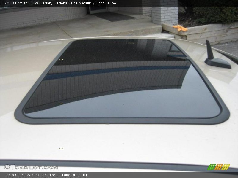 Sedona Beige Metallic / Light Taupe 2008 Pontiac G6 V6 Sedan