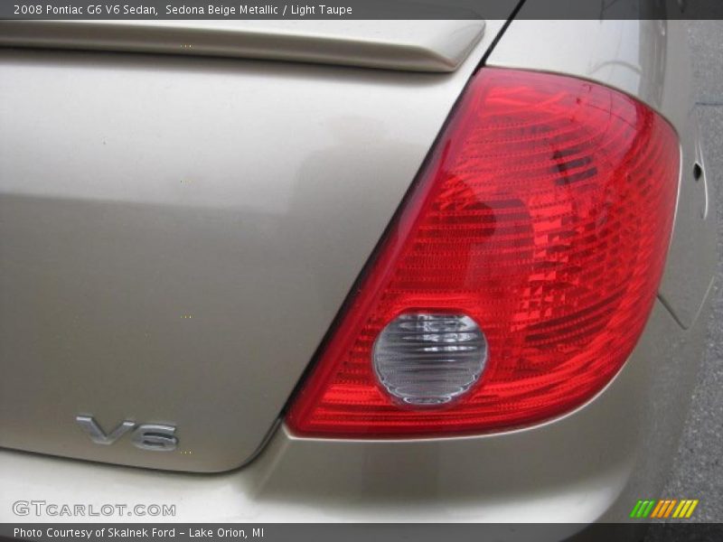 Sedona Beige Metallic / Light Taupe 2008 Pontiac G6 V6 Sedan