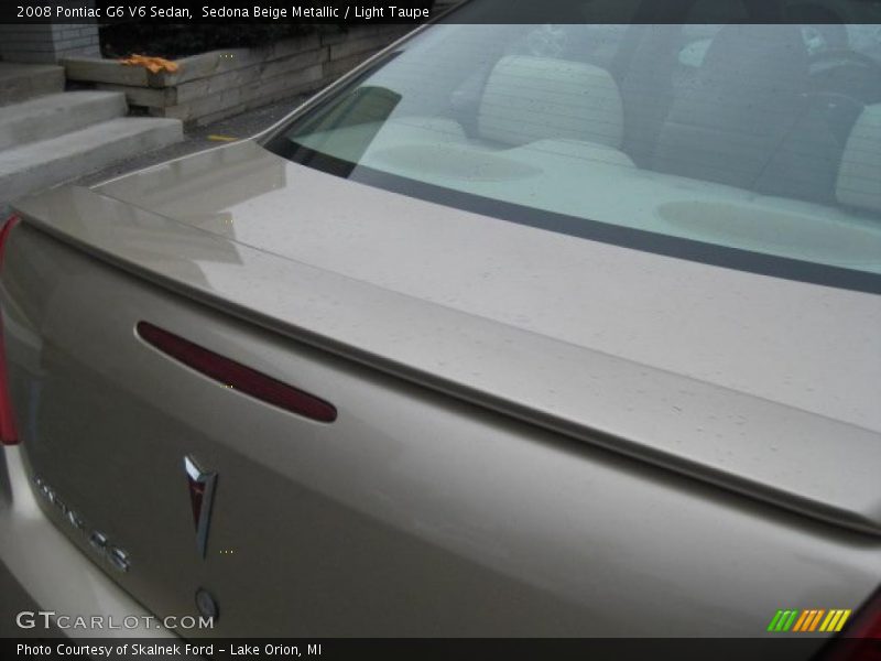 Sedona Beige Metallic / Light Taupe 2008 Pontiac G6 V6 Sedan