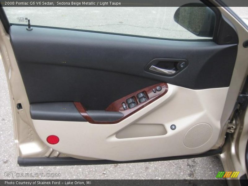 Sedona Beige Metallic / Light Taupe 2008 Pontiac G6 V6 Sedan