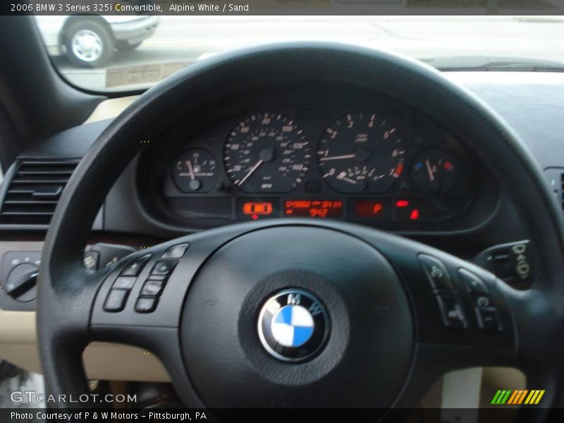 Alpine White / Sand 2006 BMW 3 Series 325i Convertible