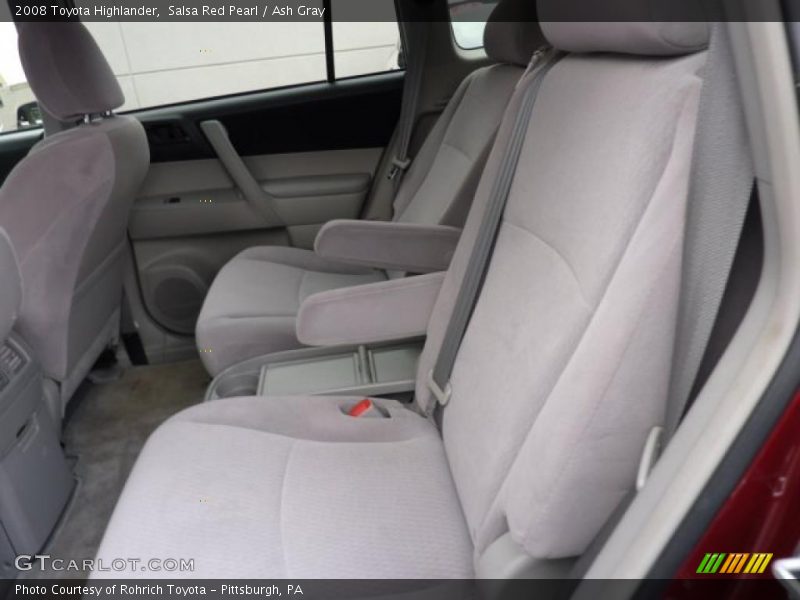 Salsa Red Pearl / Ash Gray 2008 Toyota Highlander