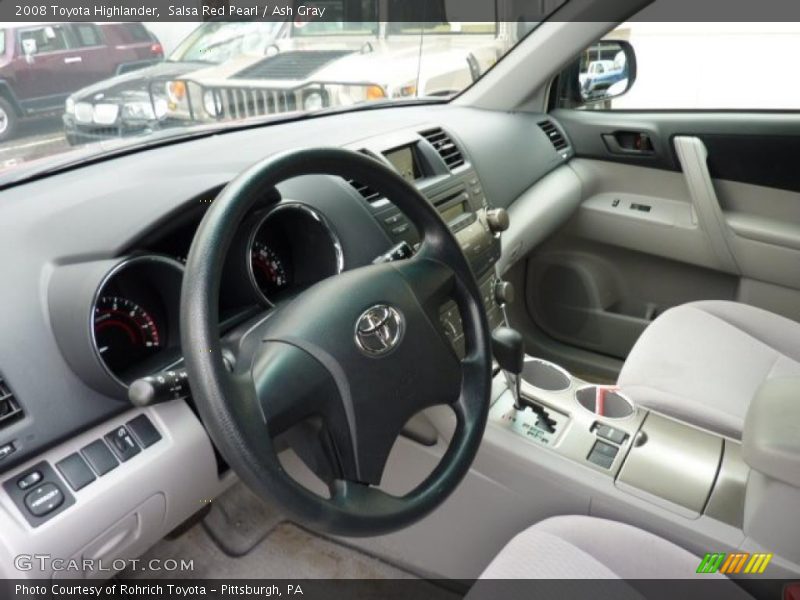 Salsa Red Pearl / Ash Gray 2008 Toyota Highlander