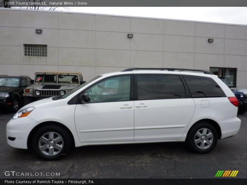 Natural White / Stone 2008 Toyota Sienna LE