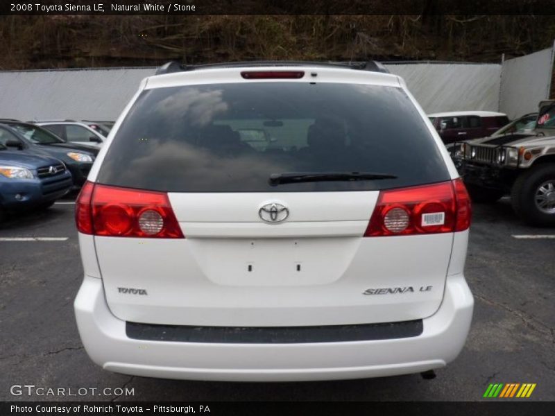 Natural White / Stone 2008 Toyota Sienna LE