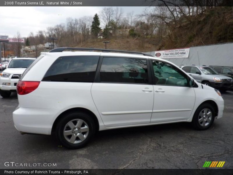 Natural White / Stone 2008 Toyota Sienna LE