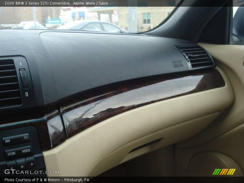 Alpine White / Sand 2006 BMW 3 Series 325i Convertible