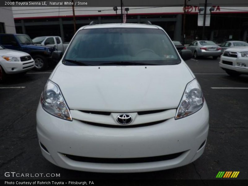 Natural White / Stone 2008 Toyota Sienna LE