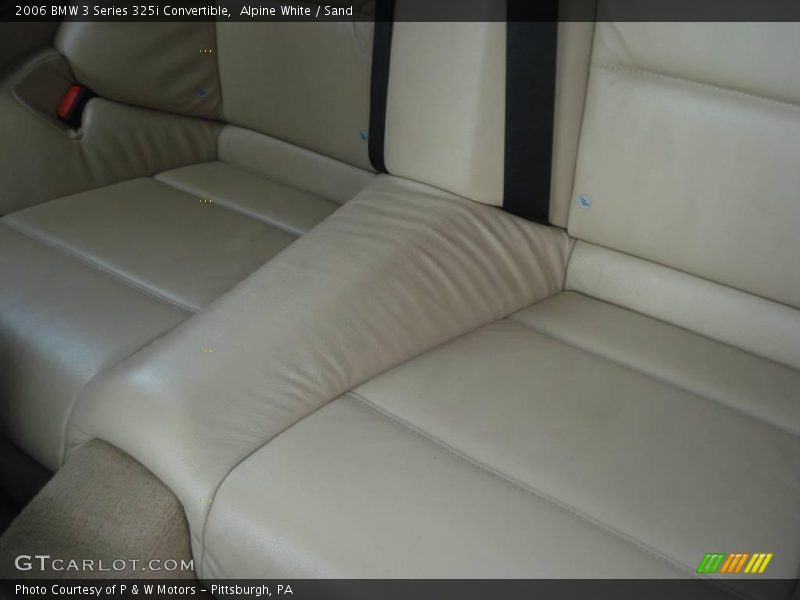 Alpine White / Sand 2006 BMW 3 Series 325i Convertible