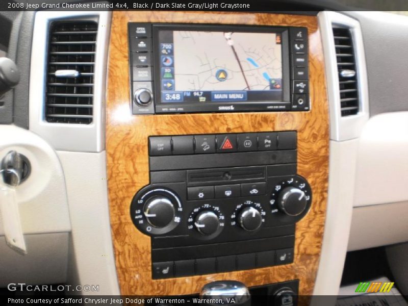 Navigation of 2008 Grand Cherokee Limited 4x4