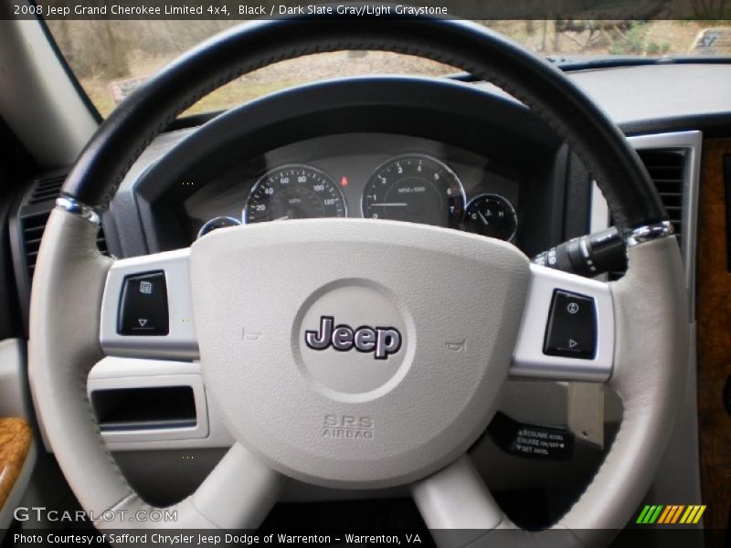  2008 Grand Cherokee Limited 4x4 Steering Wheel