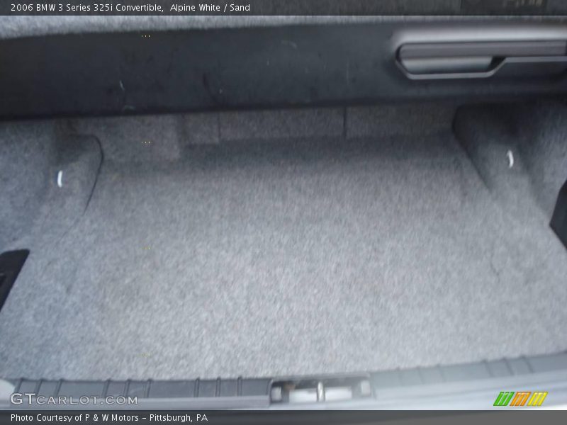 Alpine White / Sand 2006 BMW 3 Series 325i Convertible