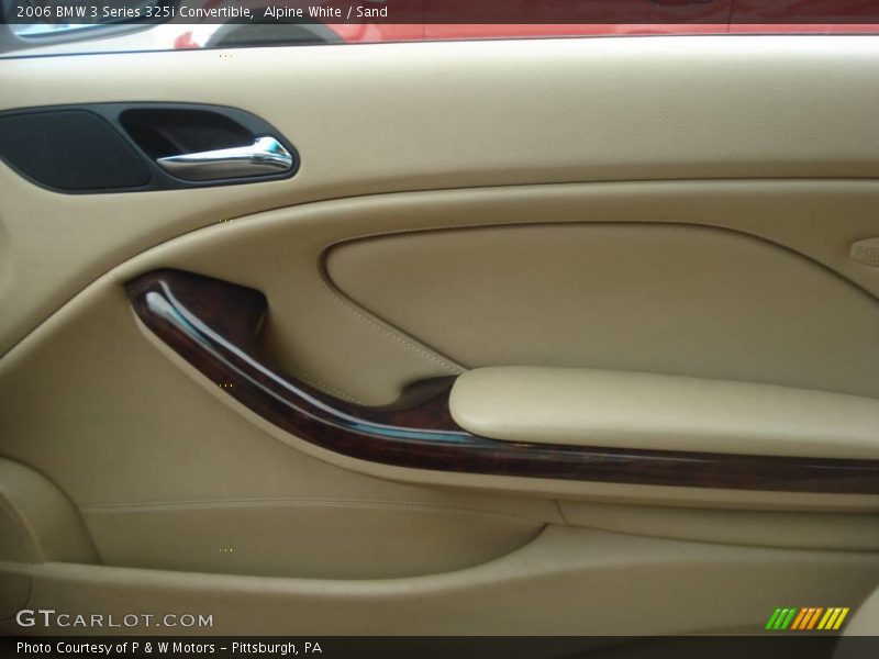 Alpine White / Sand 2006 BMW 3 Series 325i Convertible