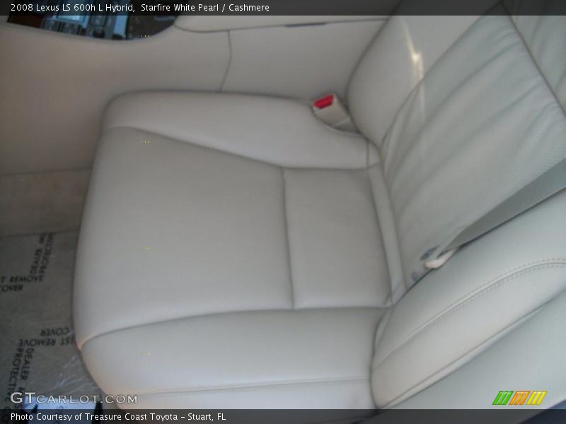 Starfire White Pearl / Cashmere 2008 Lexus LS 600h L Hybrid